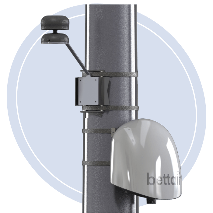 Sensores calidad del aire anemometro